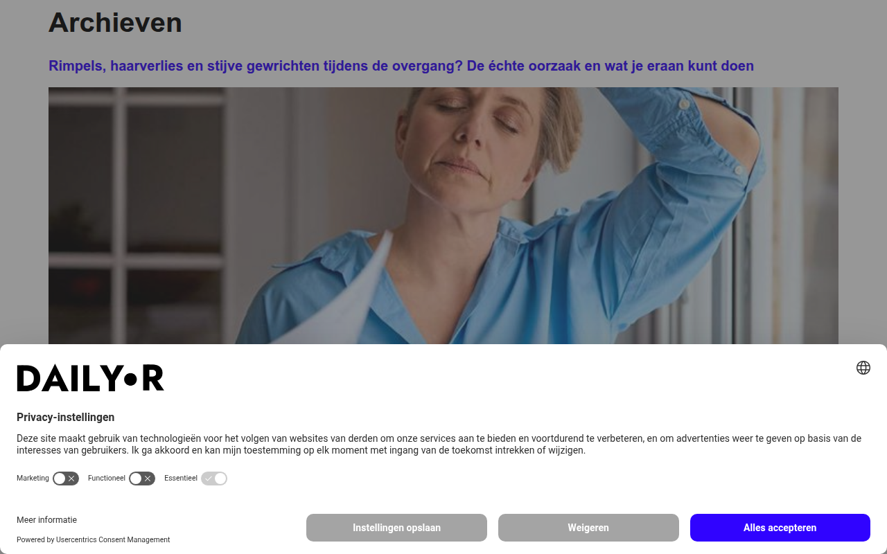 Screenshot van dailyritual.nl