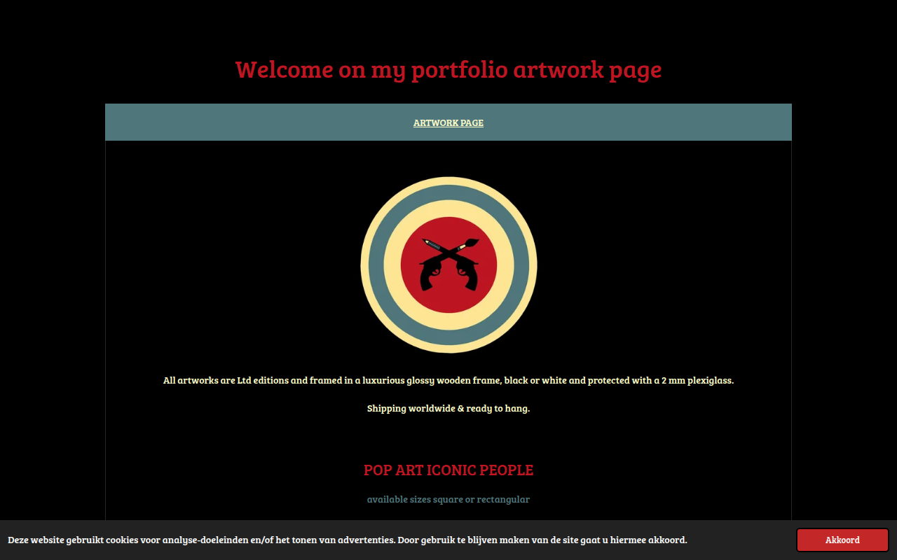 Screenshot van dalton-arts.com