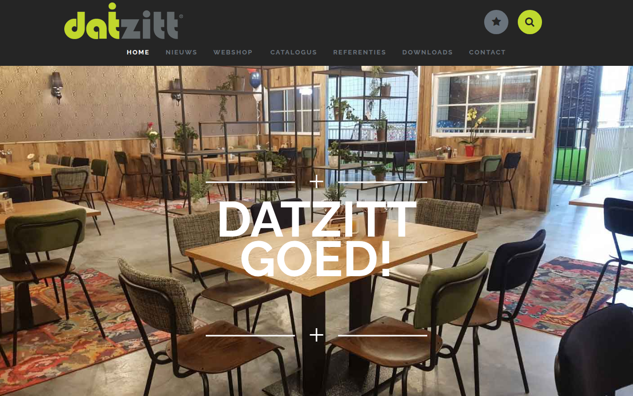 Screenshot van datzitt.nl