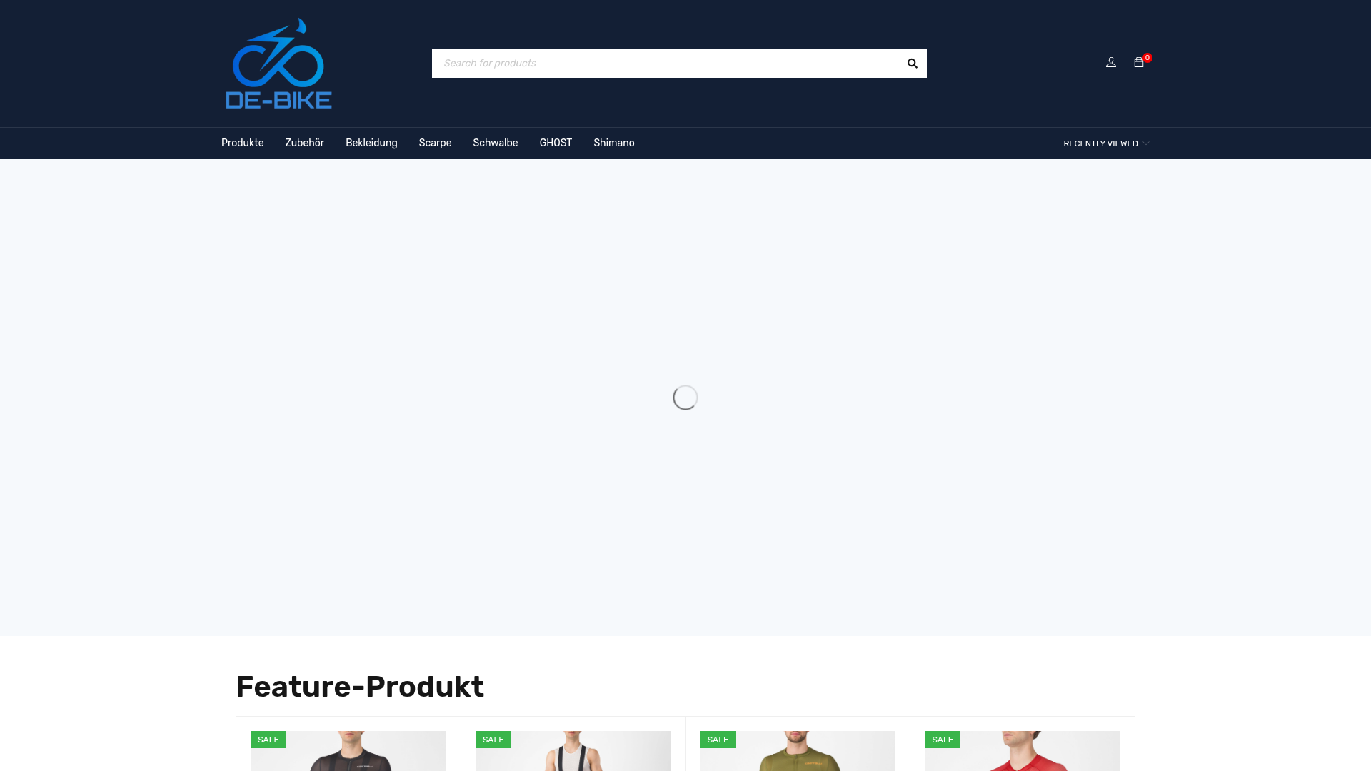 Screenshot van de-bike.com