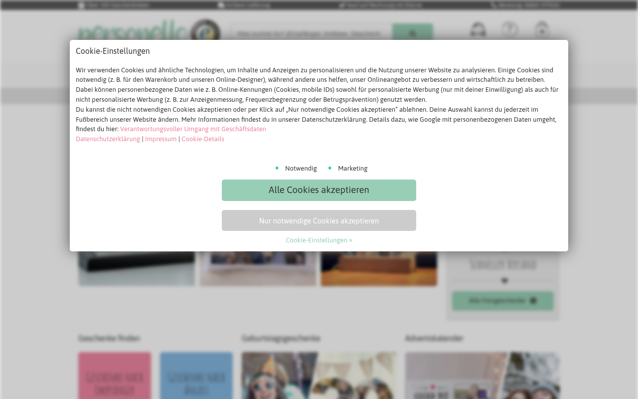 Screenshot van de.personello.com