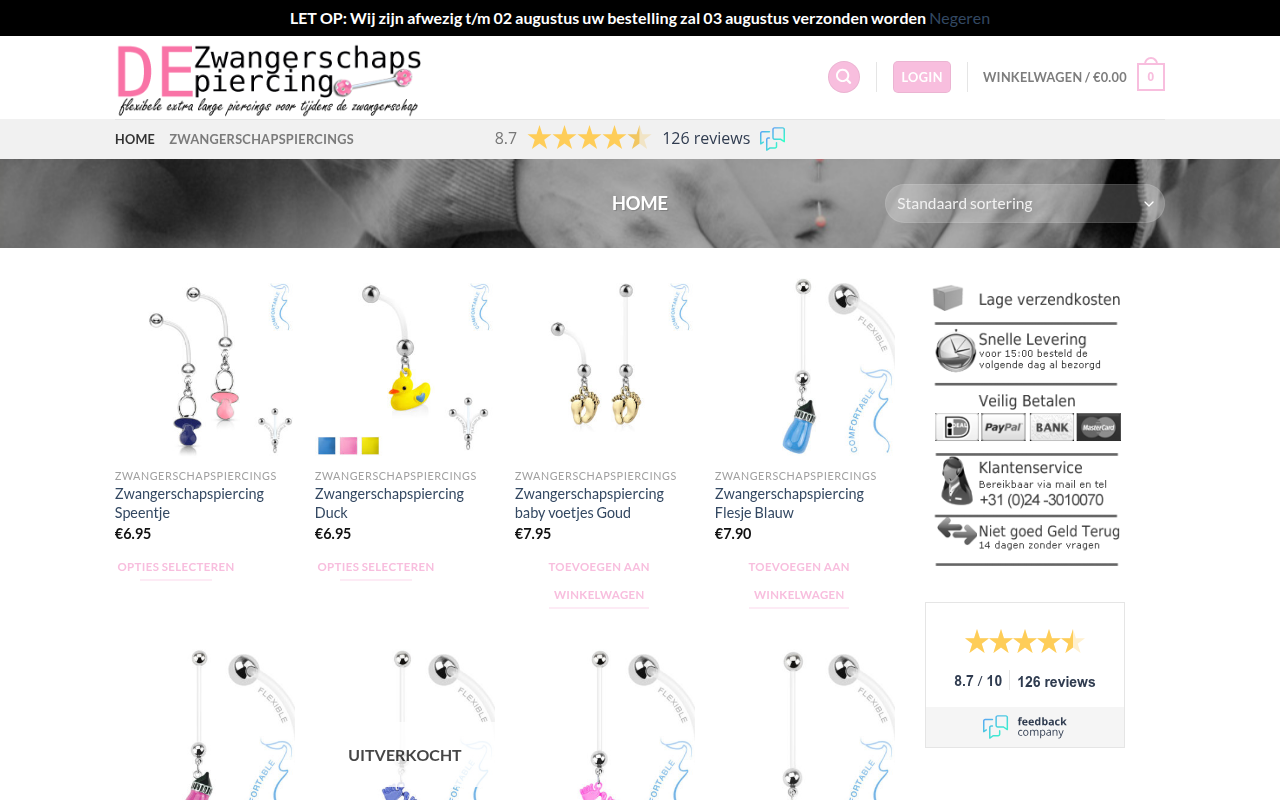 Screenshot van de-zwangerschapspiercing.nl