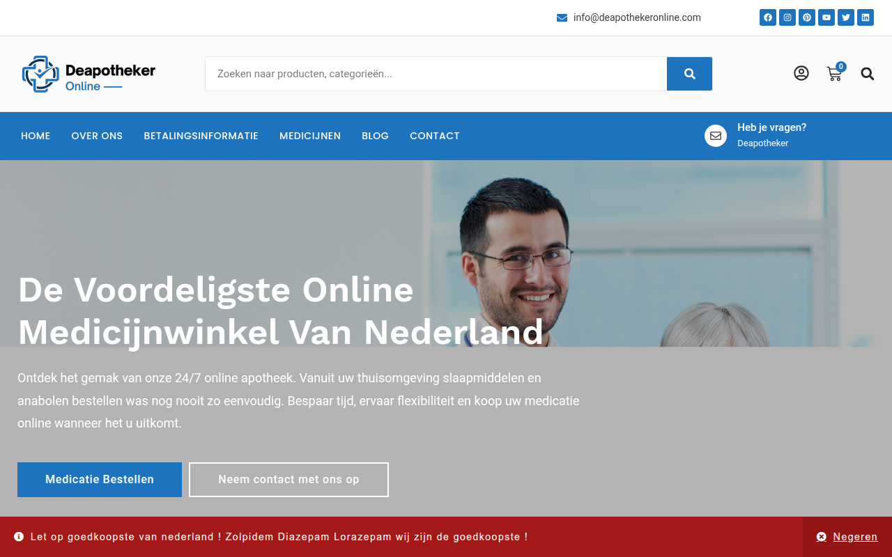 Screenshot van Deapothekeronline