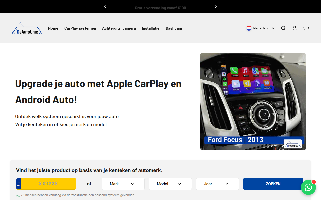 Screenshot van deautounie.com