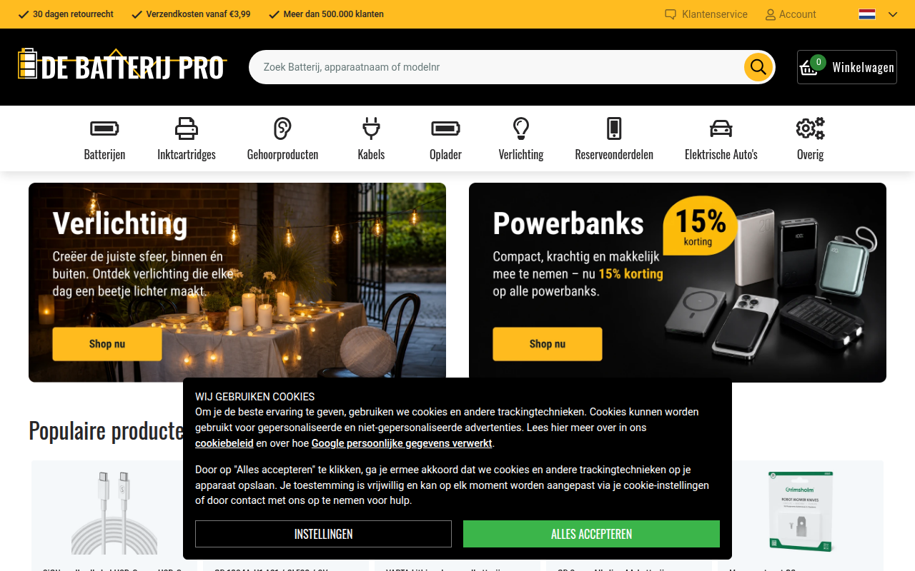 Screenshot van debatterijpro.nl