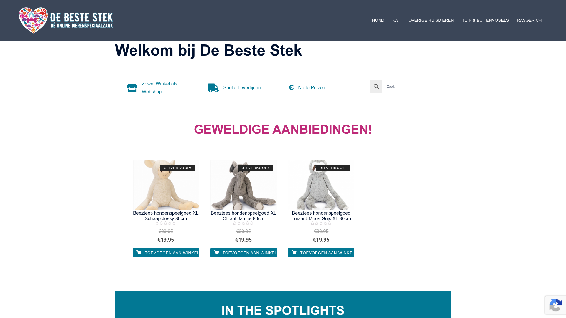 Screenshot van debestestek.nl