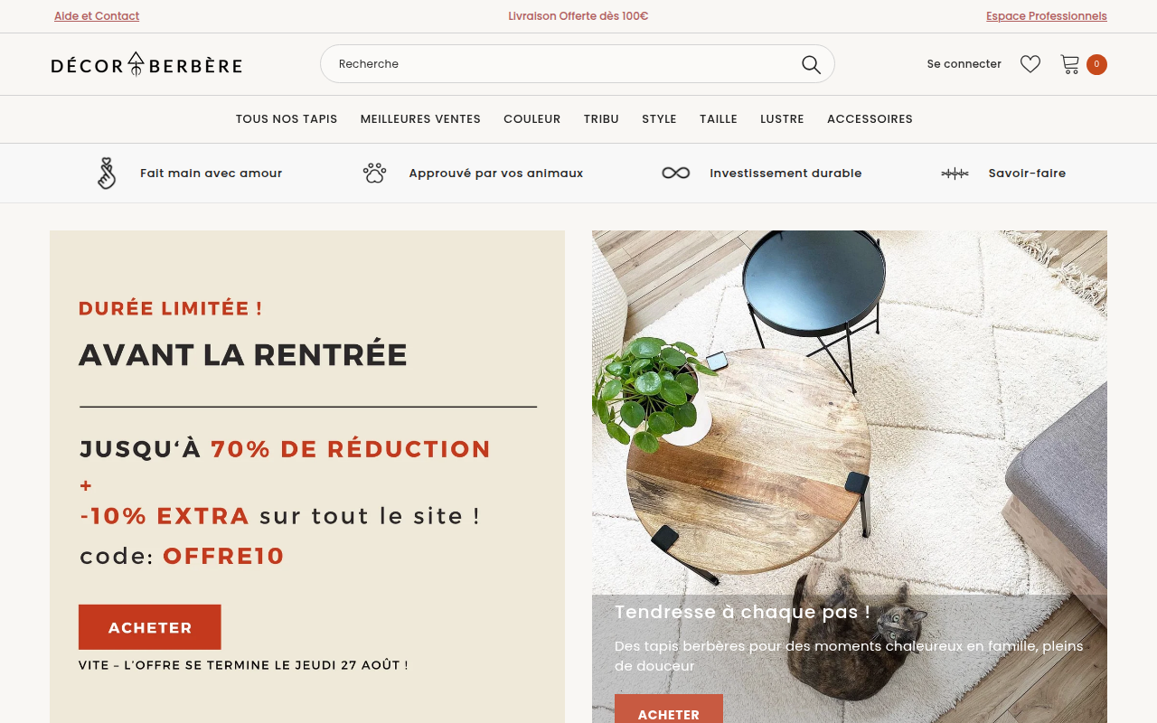 Screenshot van decorberbere.com