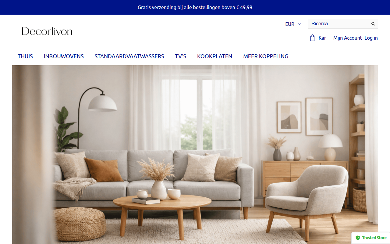 Screenshot van decorcrafto.com