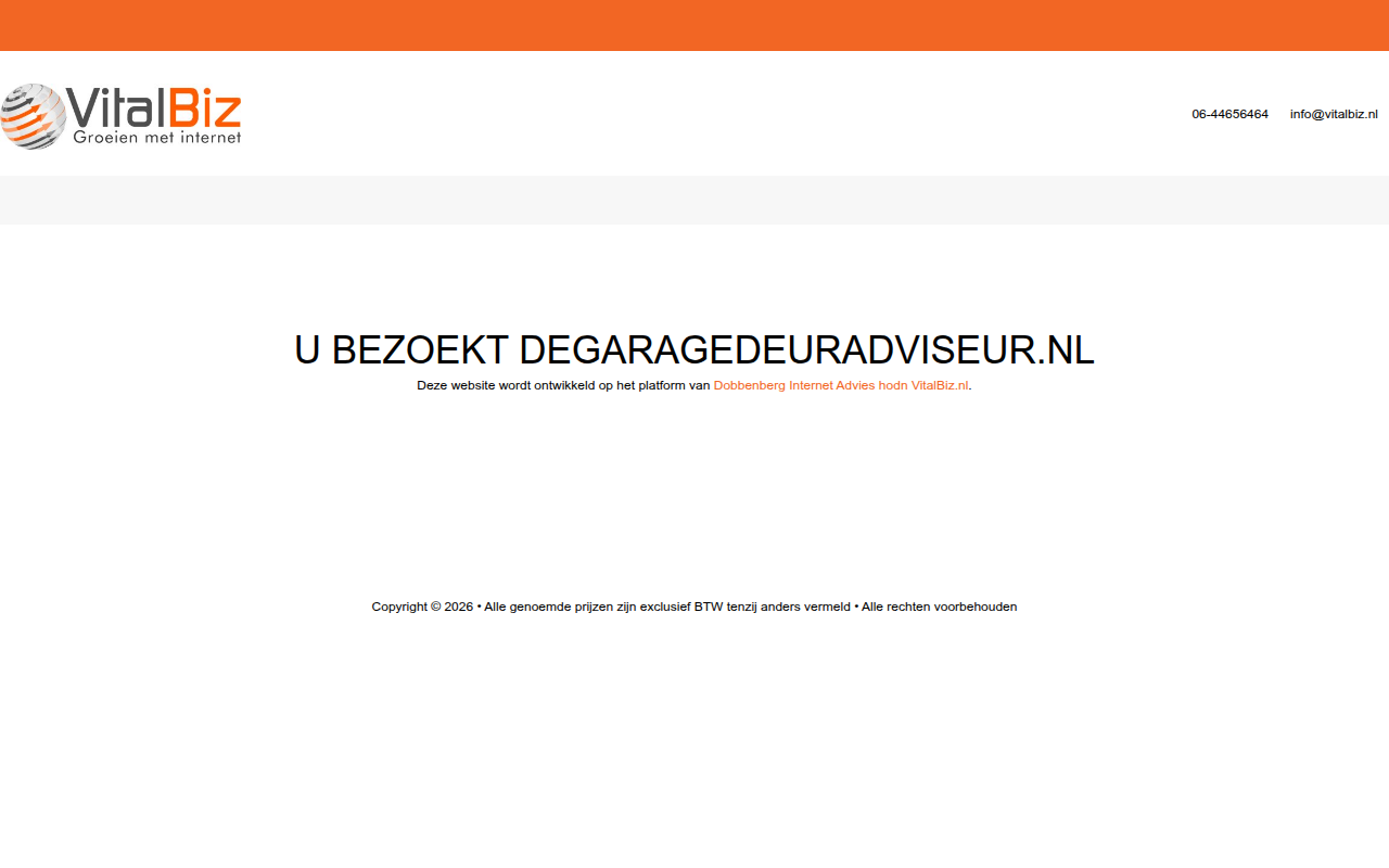 Screenshot van degaragedeuradviseur.nl