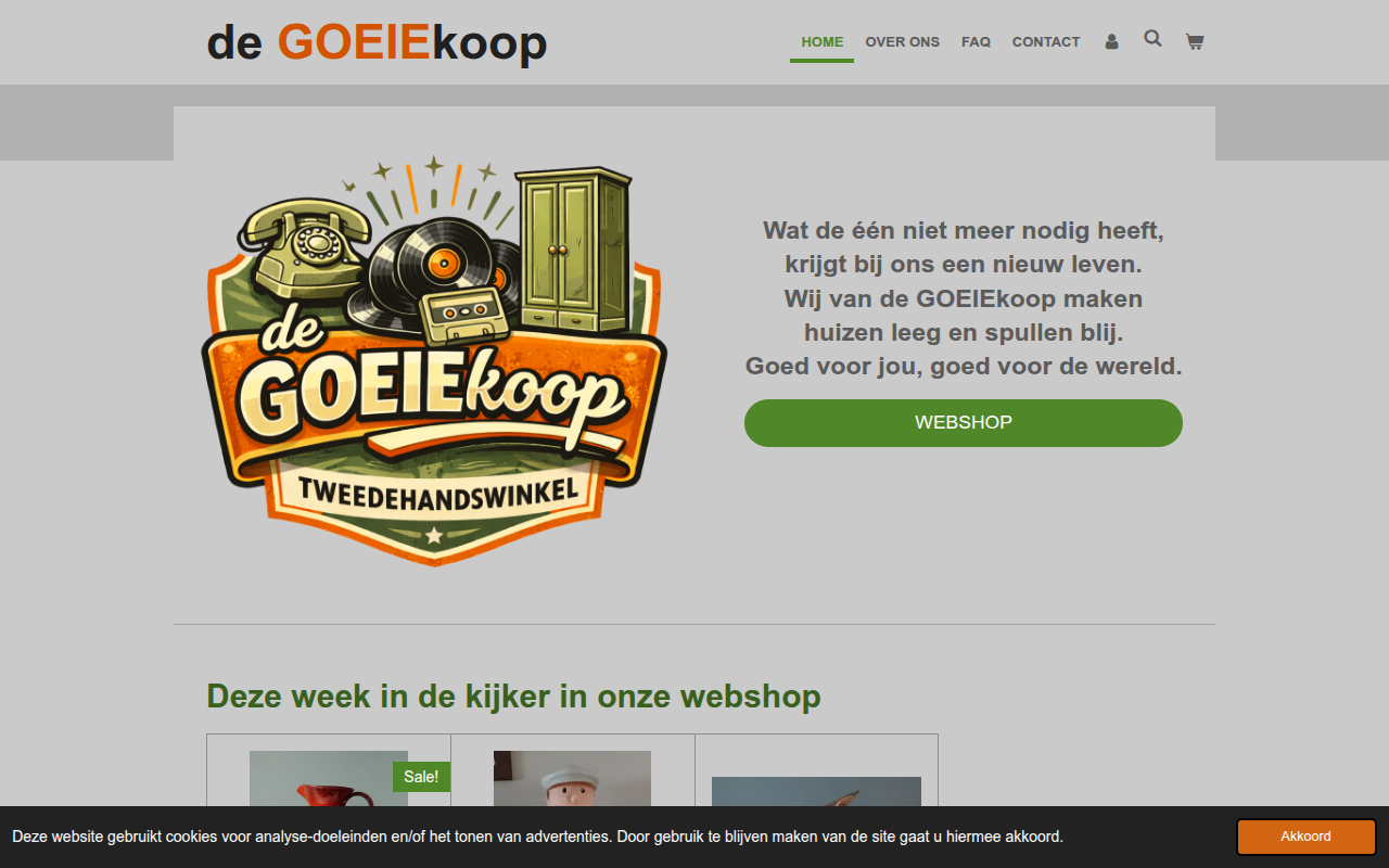 Screenshot van degoeiekoop.be