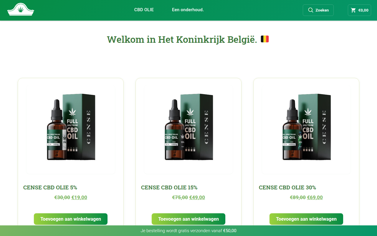 Screenshot van degroenepiraat.be