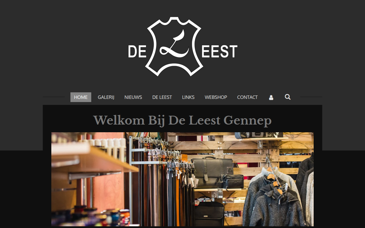 Screenshot van deleestgennep.nl