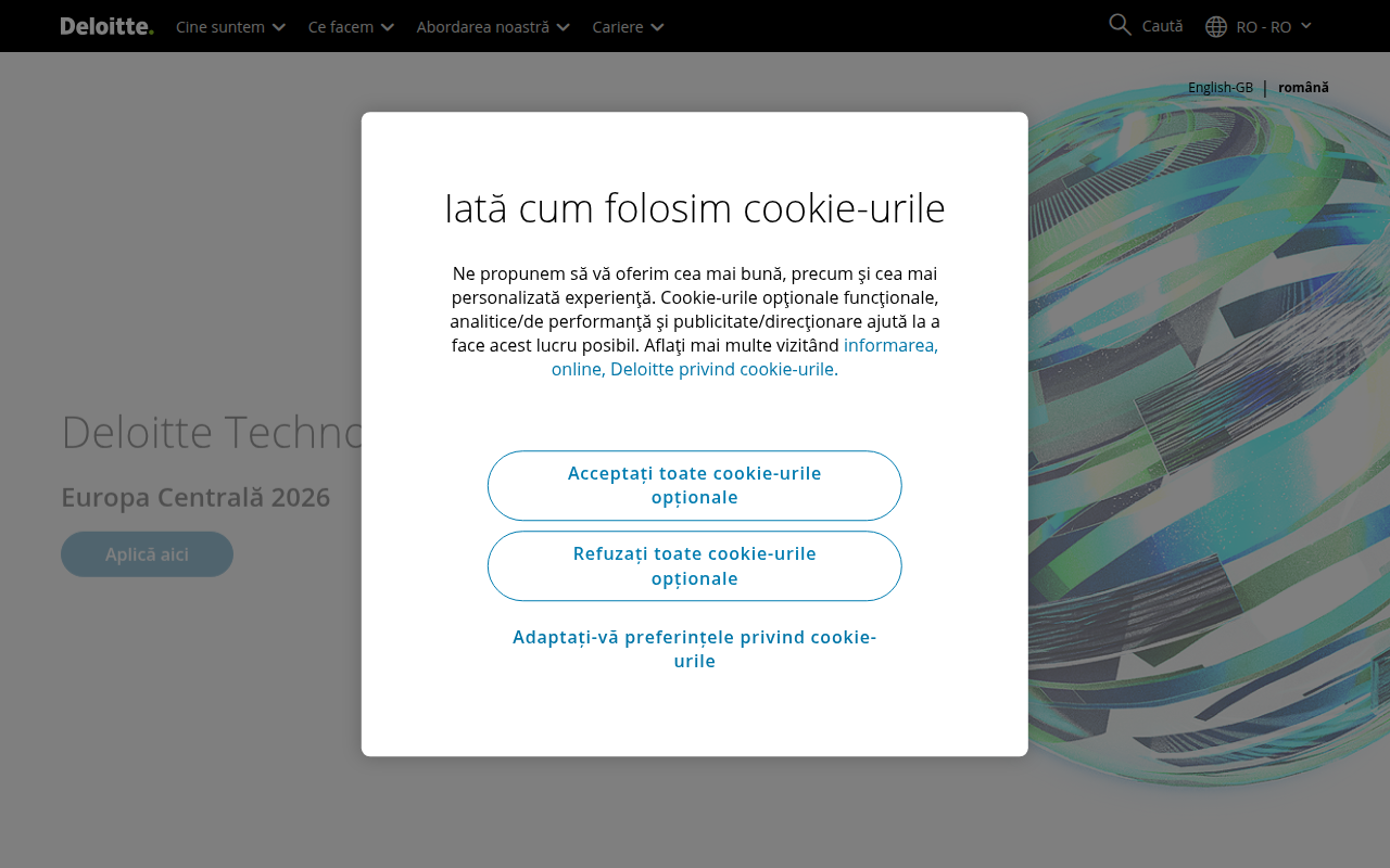 Screenshot van deloitte.com