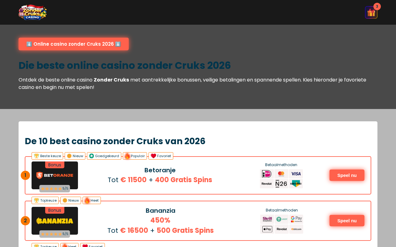 Screenshot van deneuve.nl