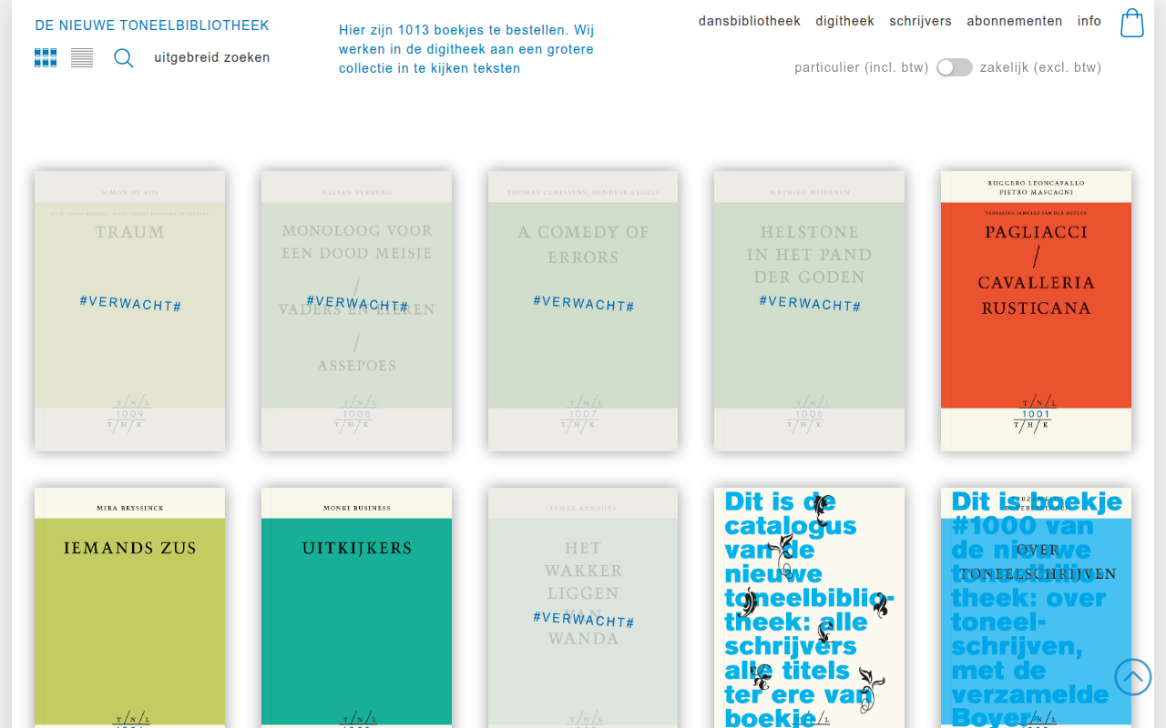 Screenshot van denieuwetoneelbibliotheek.nl