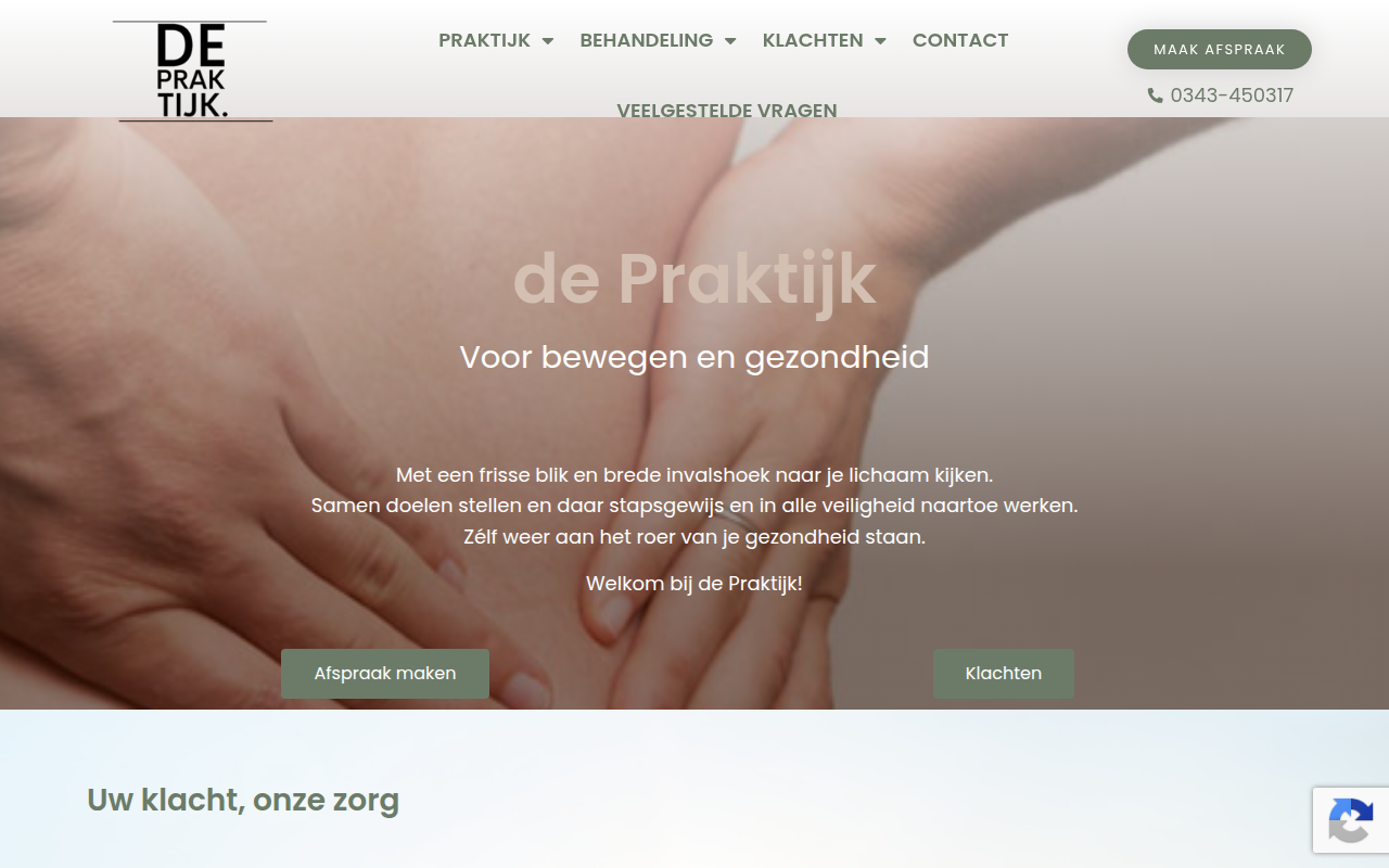 Screenshot van depraktijkheuvelrug.nl