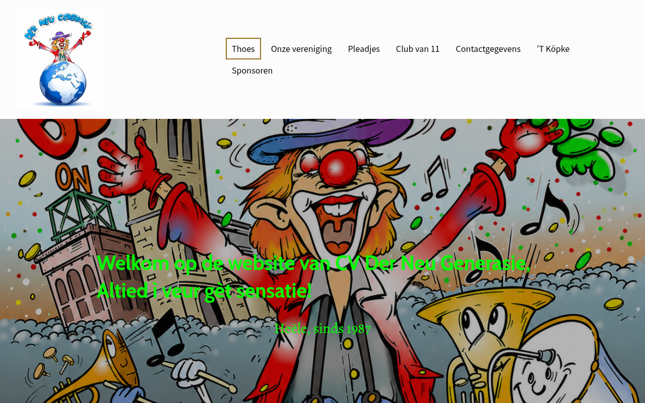 Screenshot van derneugenerasie.nl