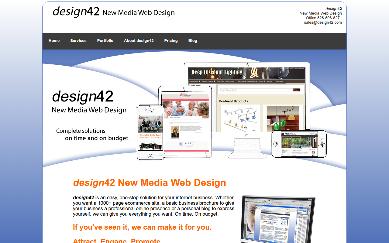 Screenshot van design42.com