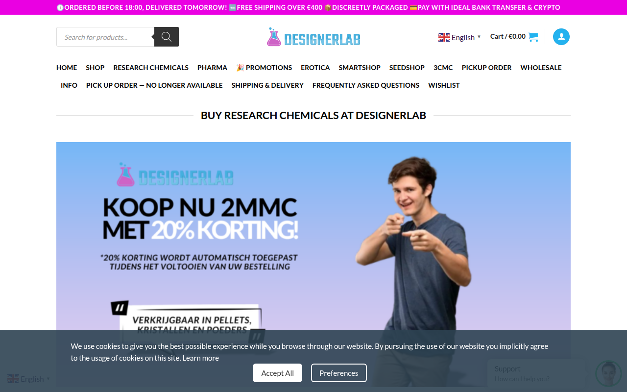 Screenshot van designer-labs.com