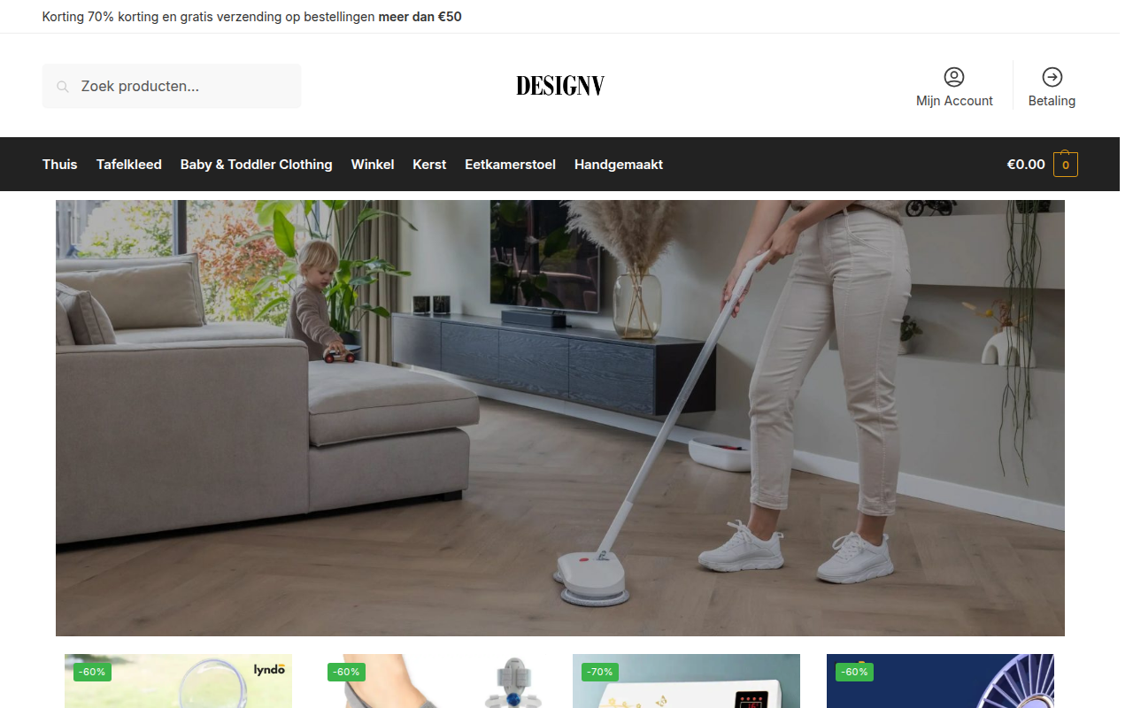 Screenshot van designvansteun.com