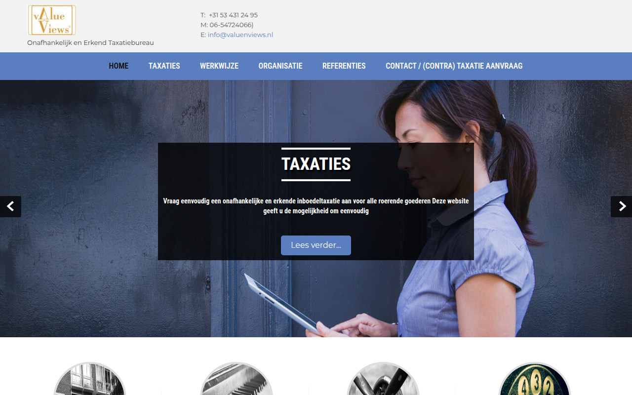 Screenshot van detaxatiesite.nl