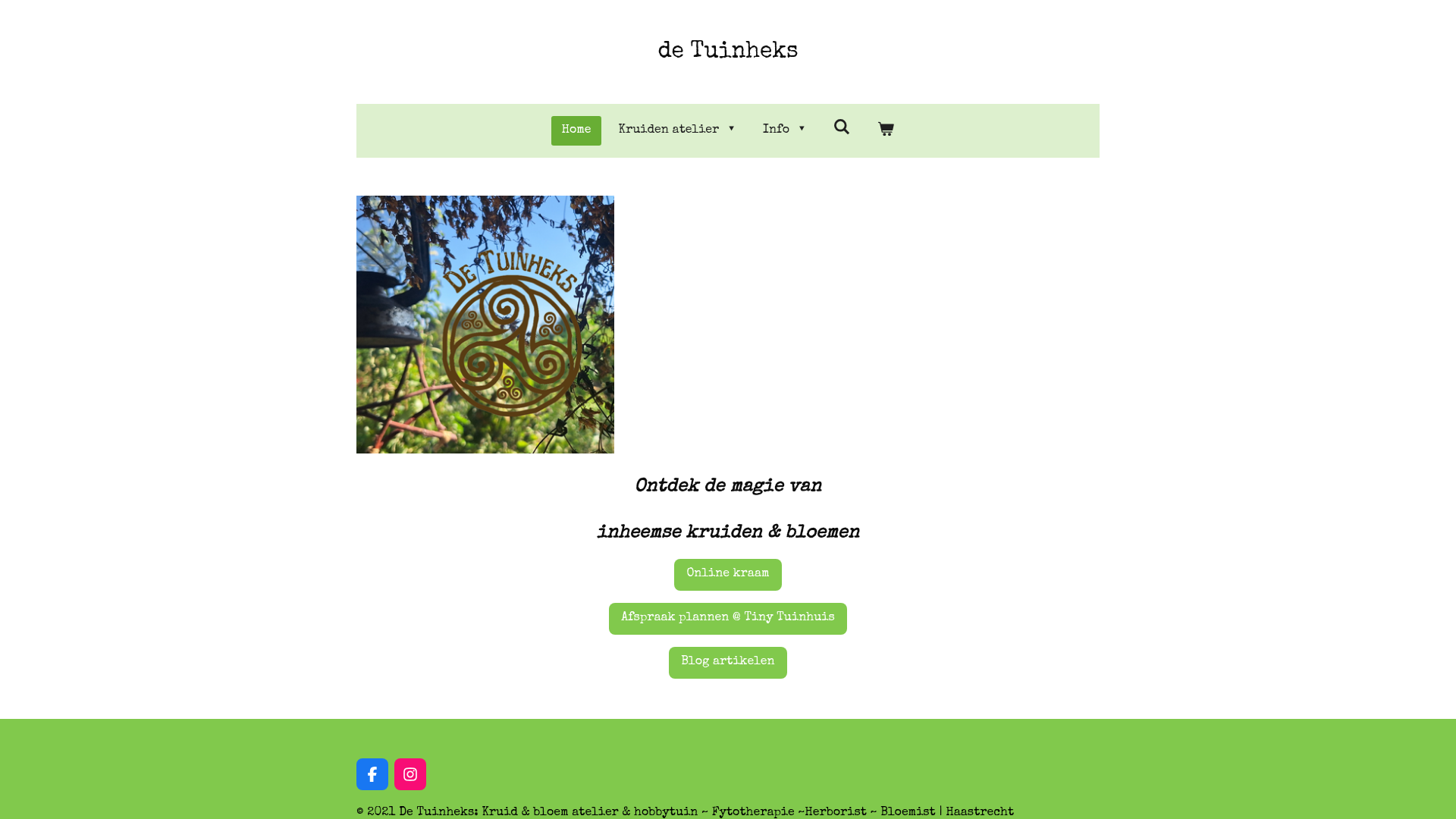 Screenshot van detuinheks.nl