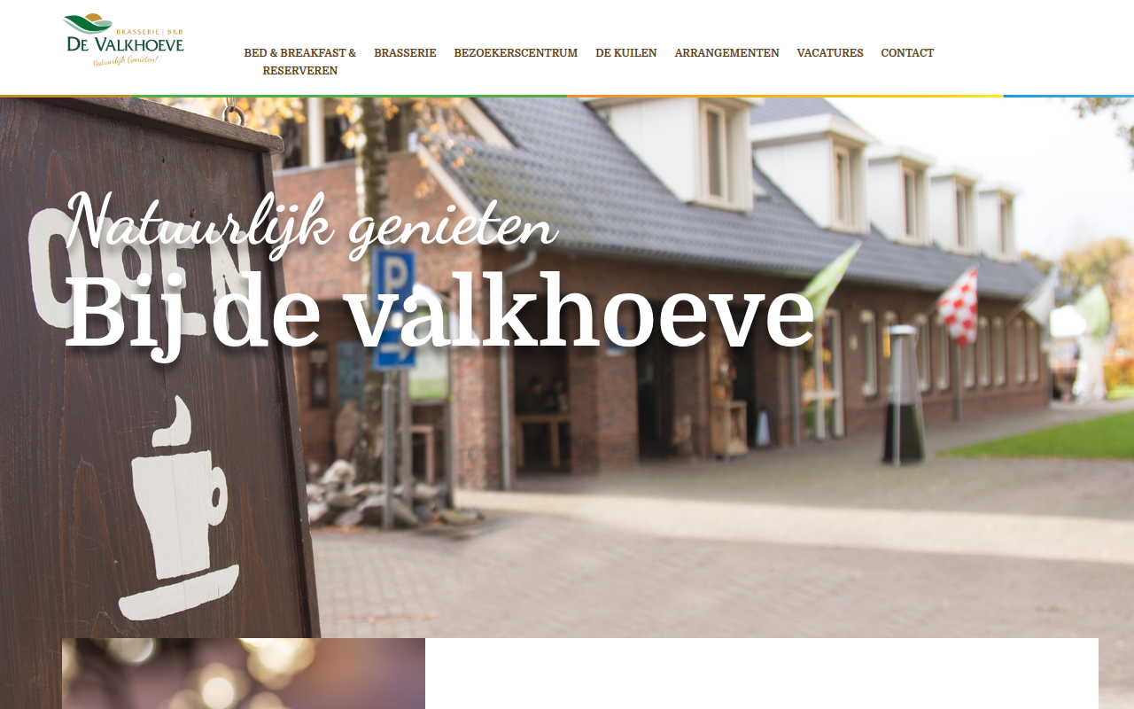 Screenshot van devalkhoevemill.nl