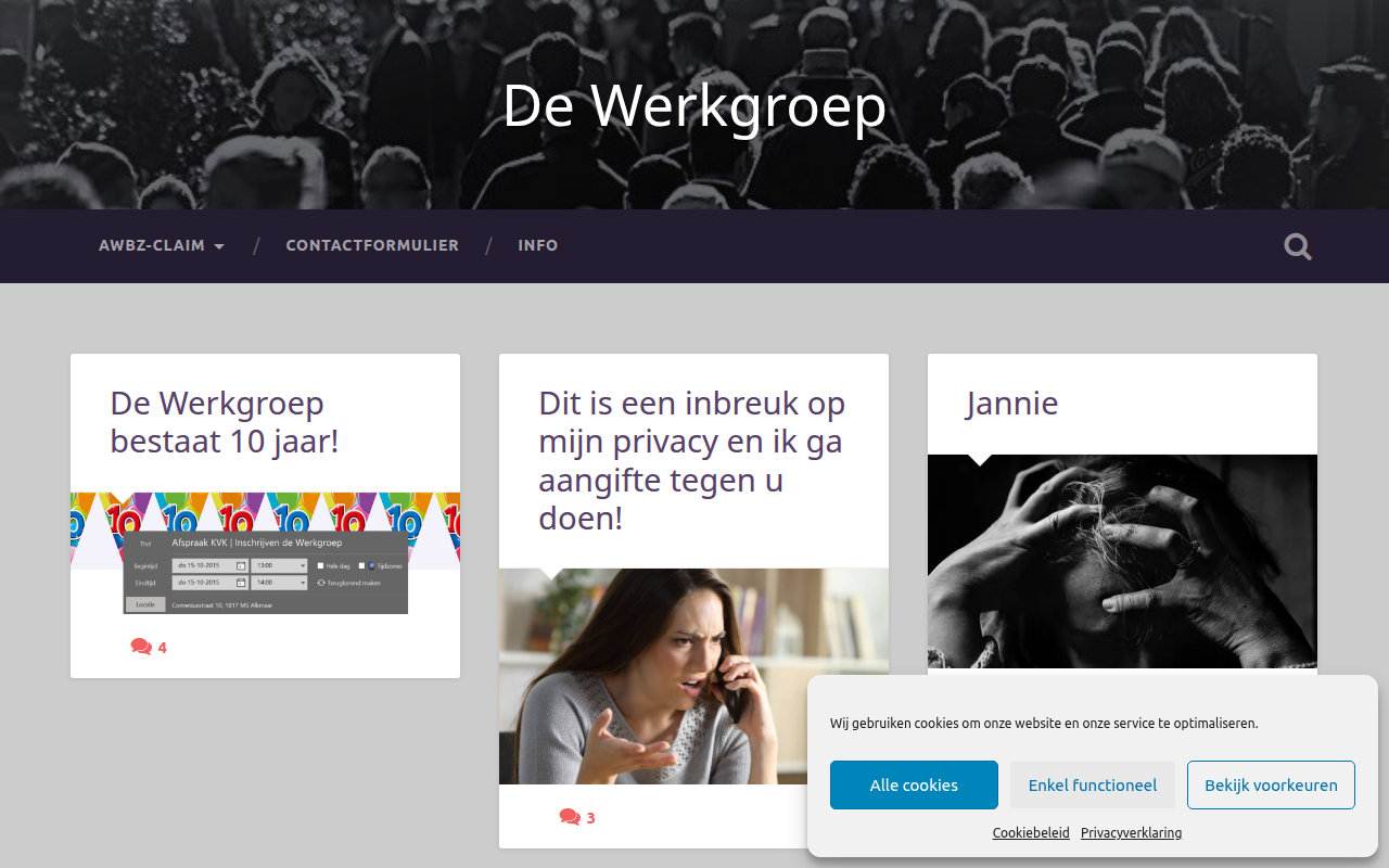 Screenshot van dewerkgroep.com