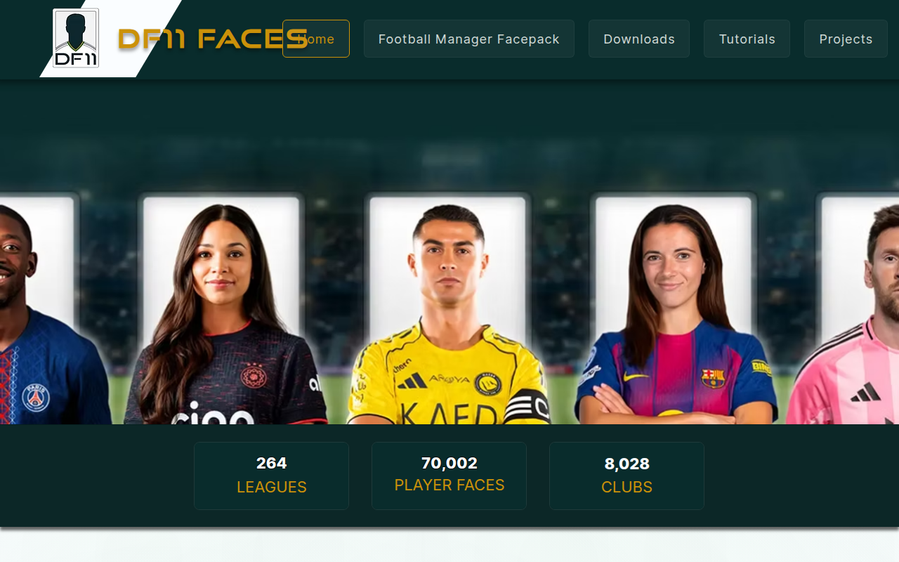 Screenshot van df11faces.com