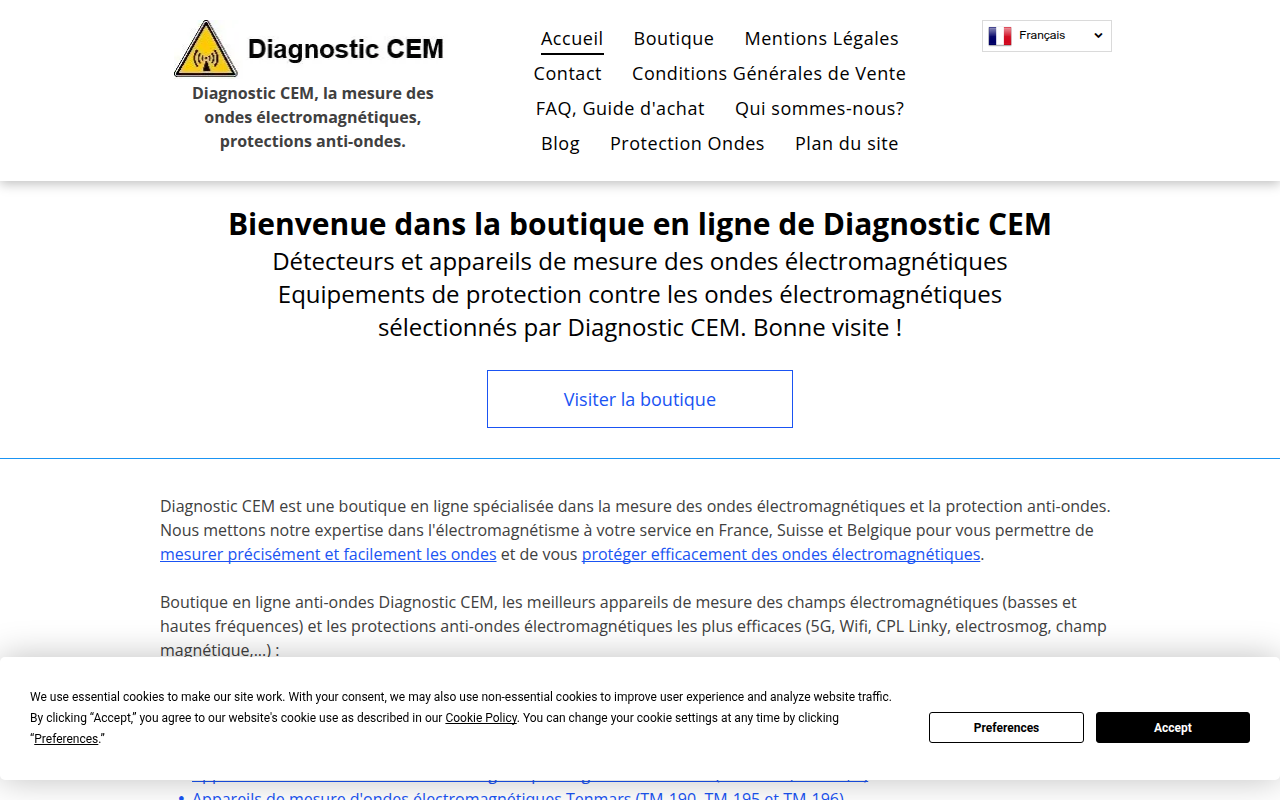 Screenshot van diagnostic-cem.shop