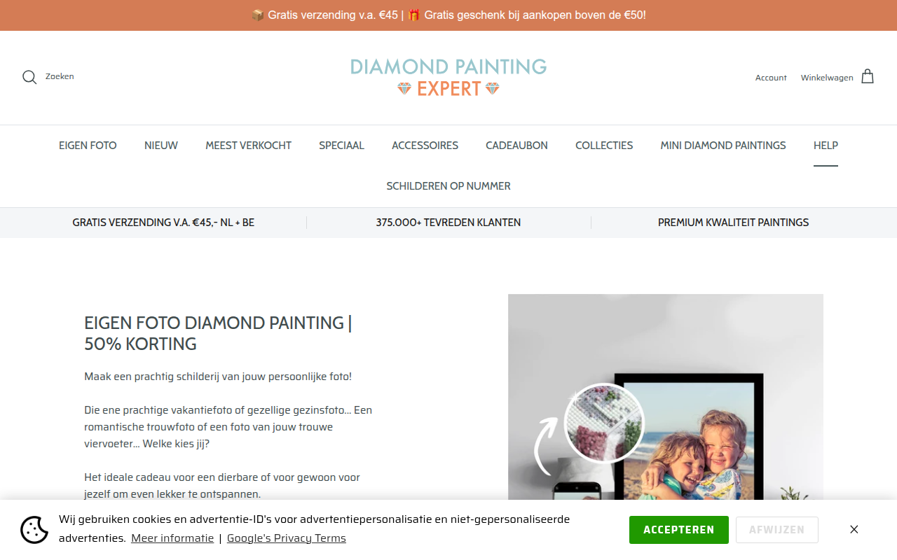 Screenshot van Diamond Painting Expert