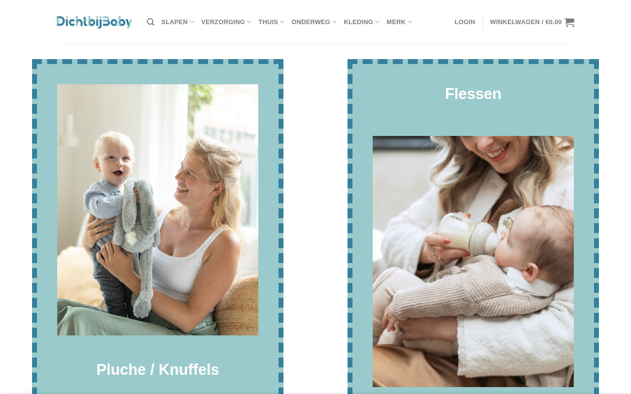 Screenshot van dichtbijbaby.com