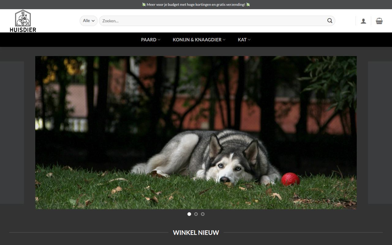 Screenshot van dierenvriendnl.com