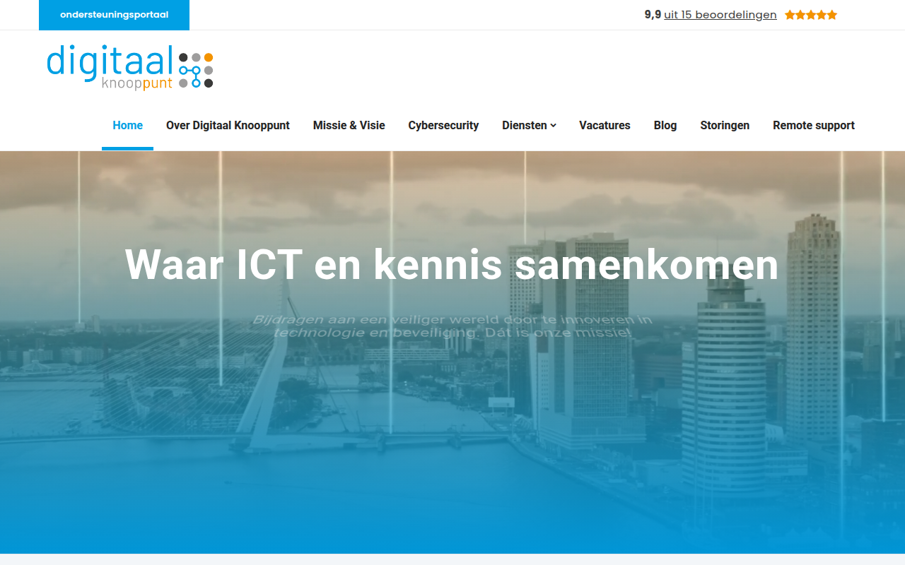 Screenshot van digitaalknooppunt.nl