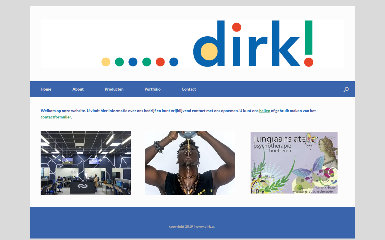 Screenshot van dirk.sr