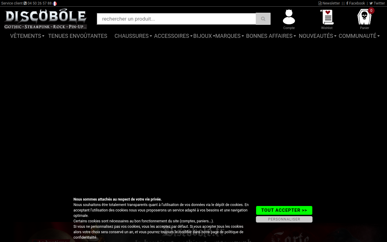 Screenshot van discobole.fr
