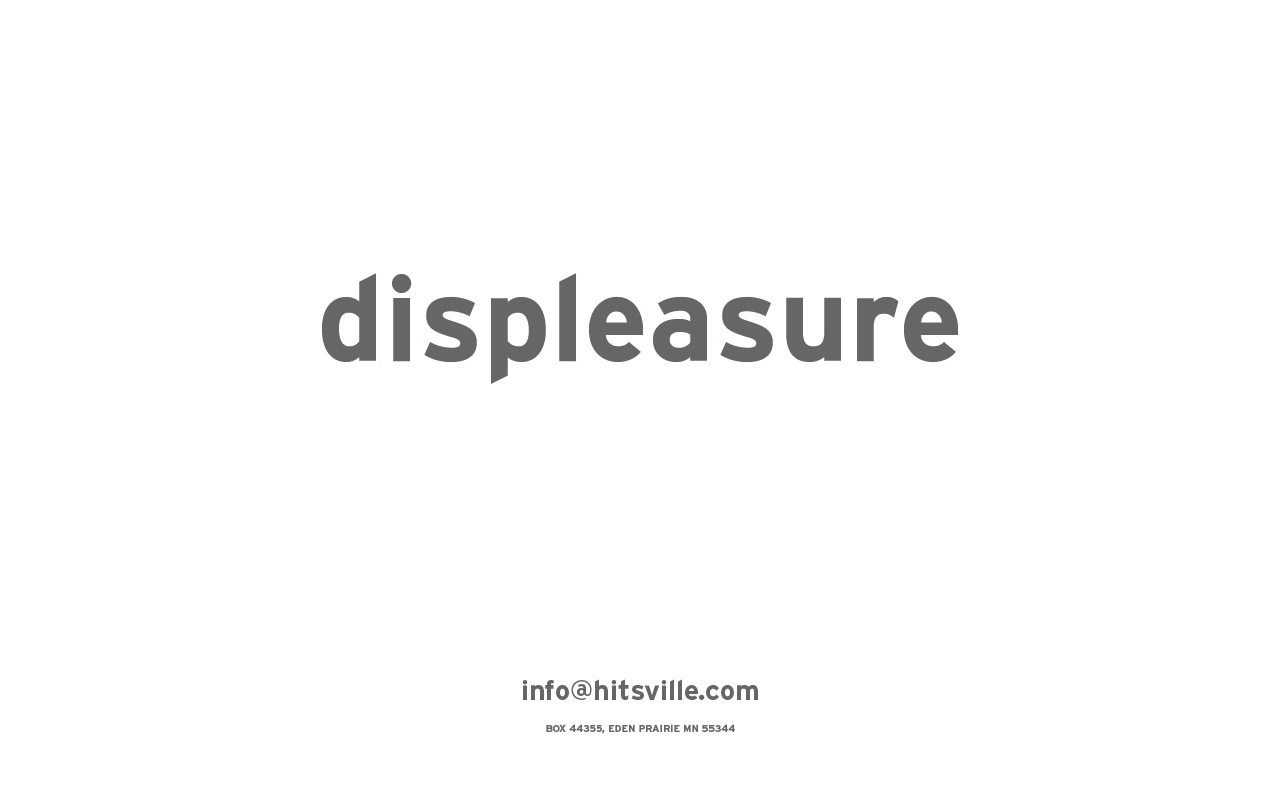 Screenshot van displeasure.com