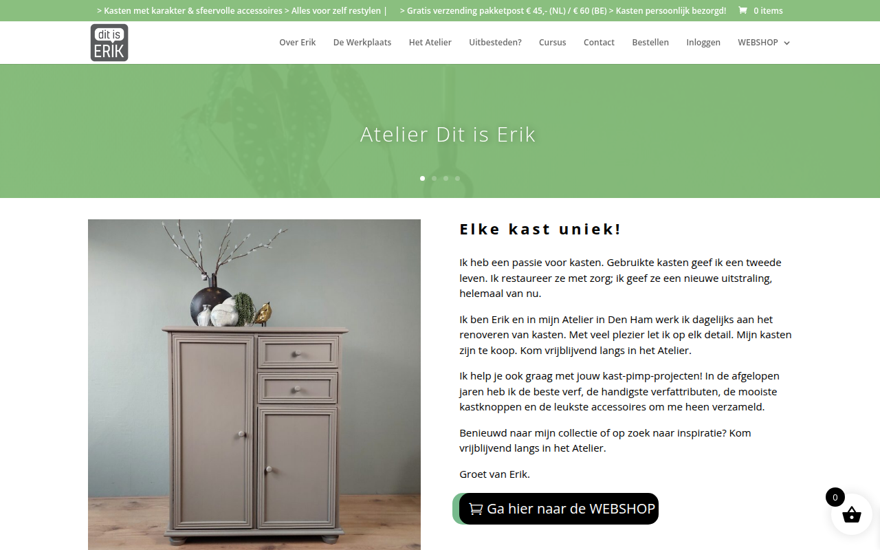 Screenshot van ditiserik.nl