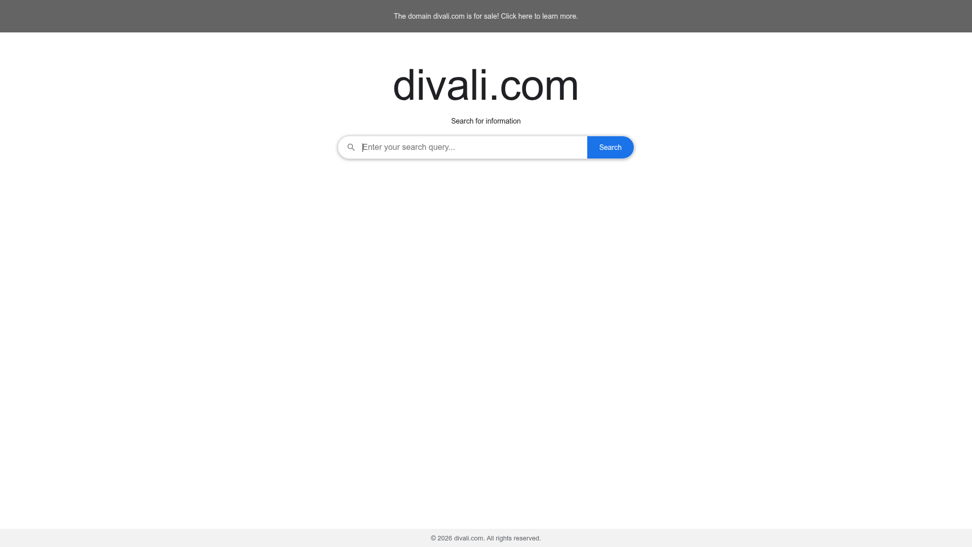 Screenshot van divali.com