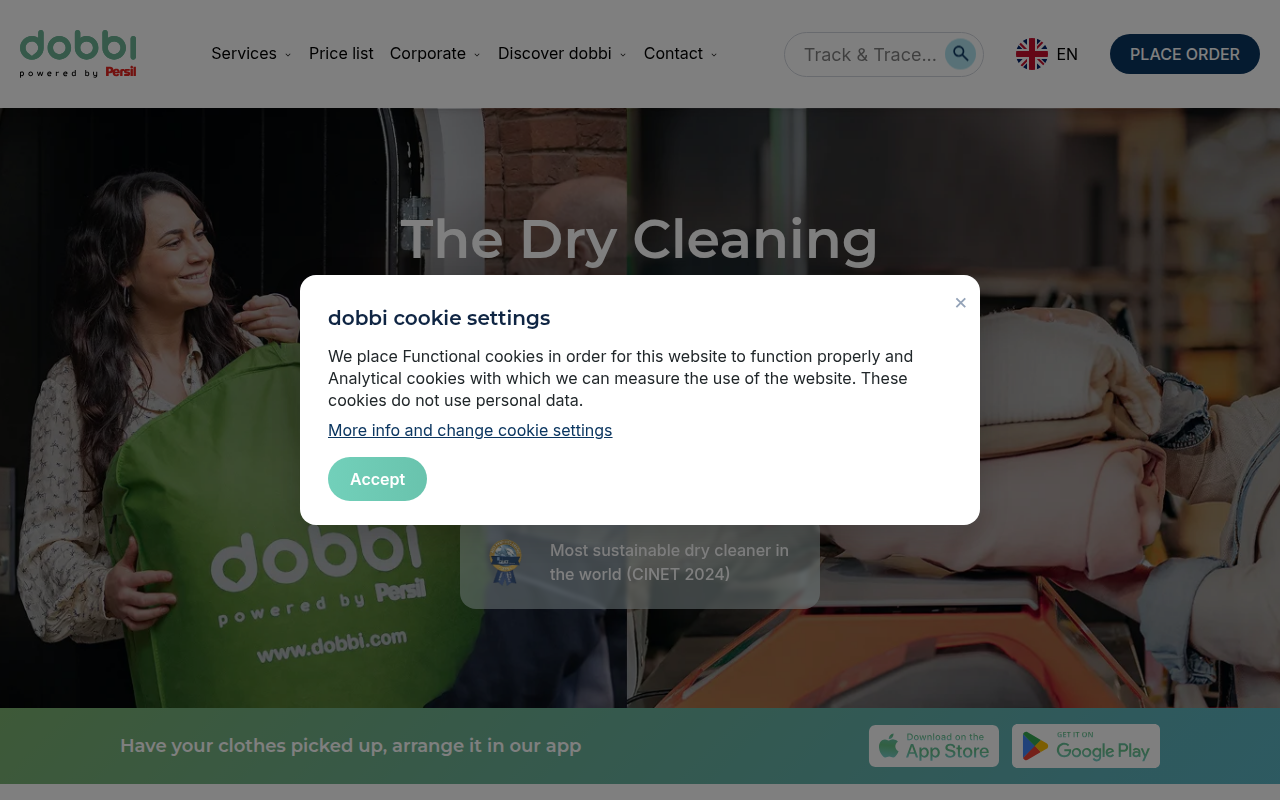 Screenshot van dobbi.com