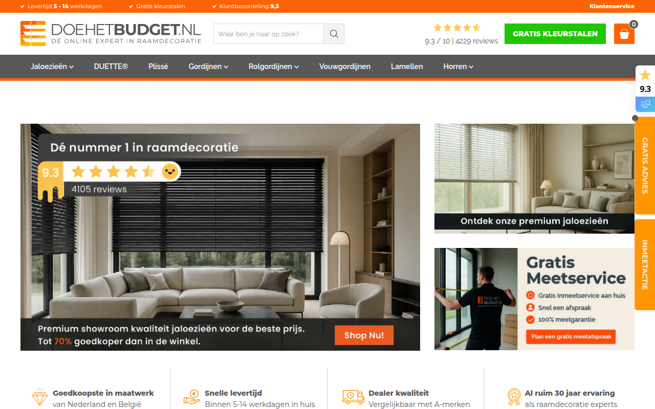 Screenshot van doehetbudget.nl