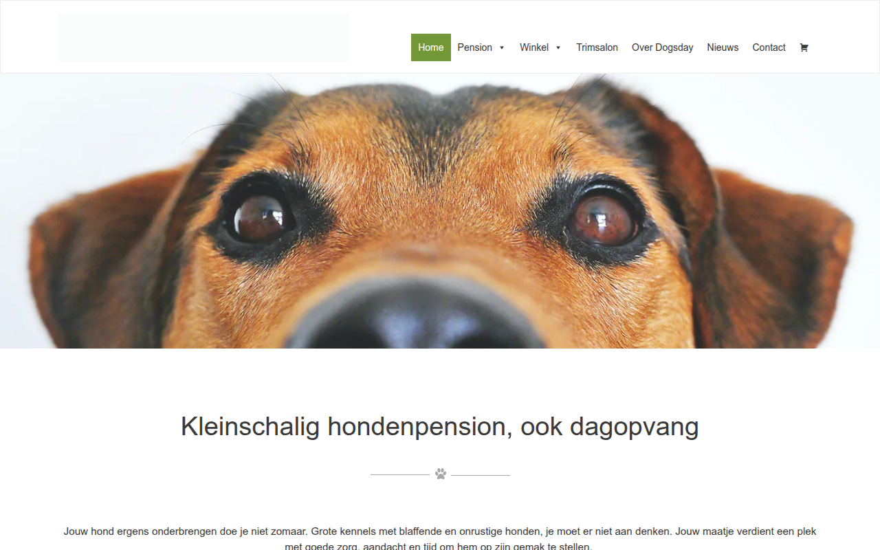 Screenshot van dogsday.nl