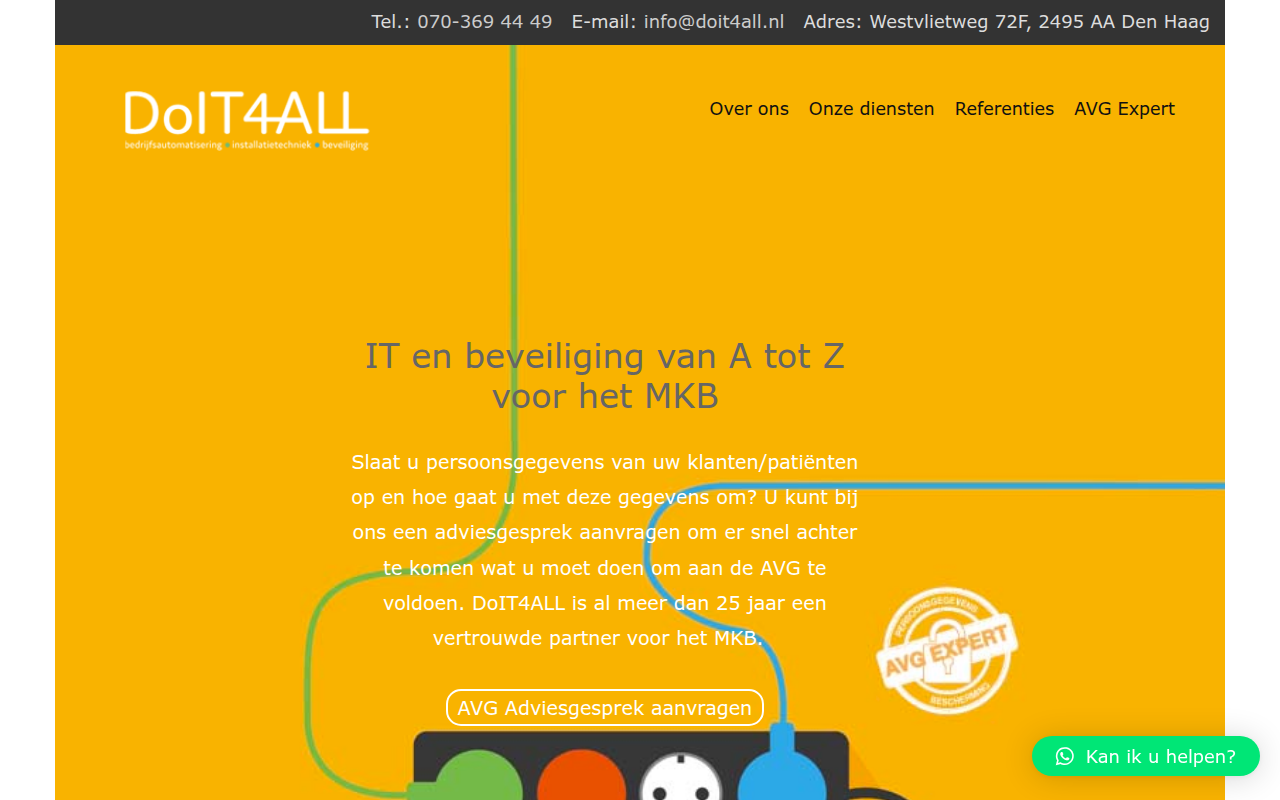 Screenshot van doit4all.nl