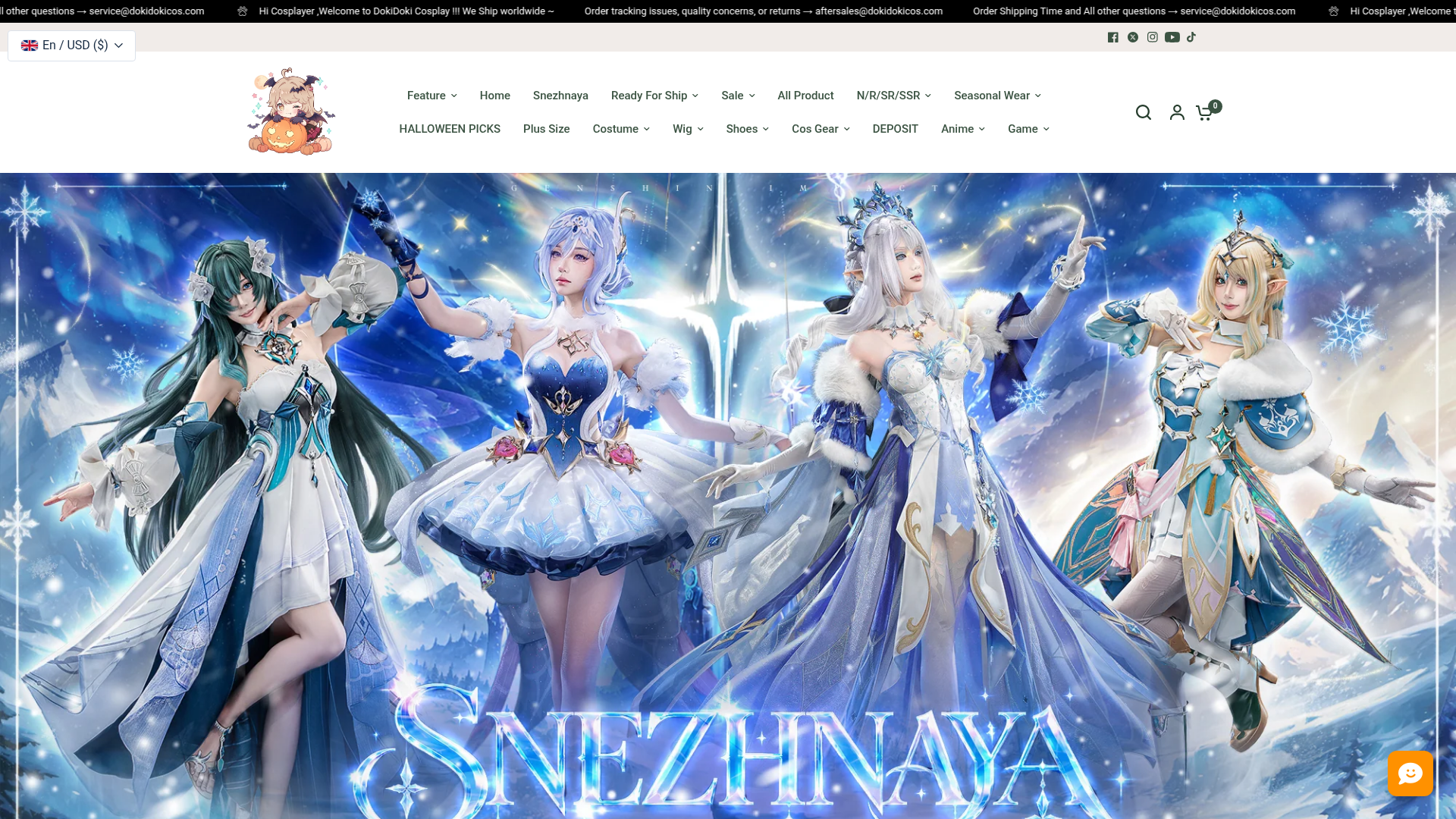 Screenshot van dokidokicos.com