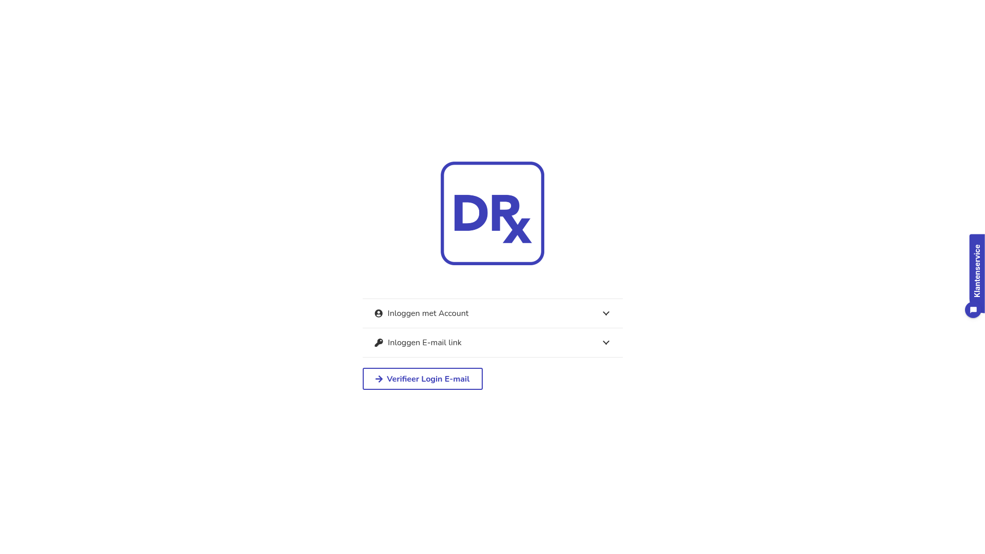 Screenshot van dokterx.nl