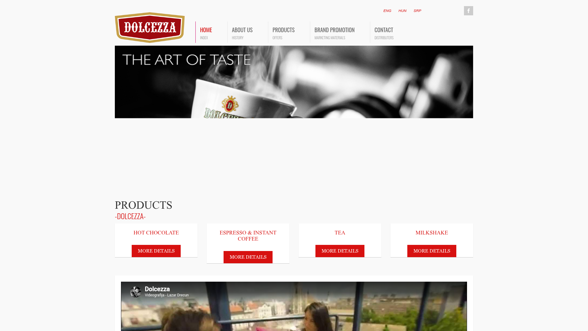 Screenshot van dolcezza.com