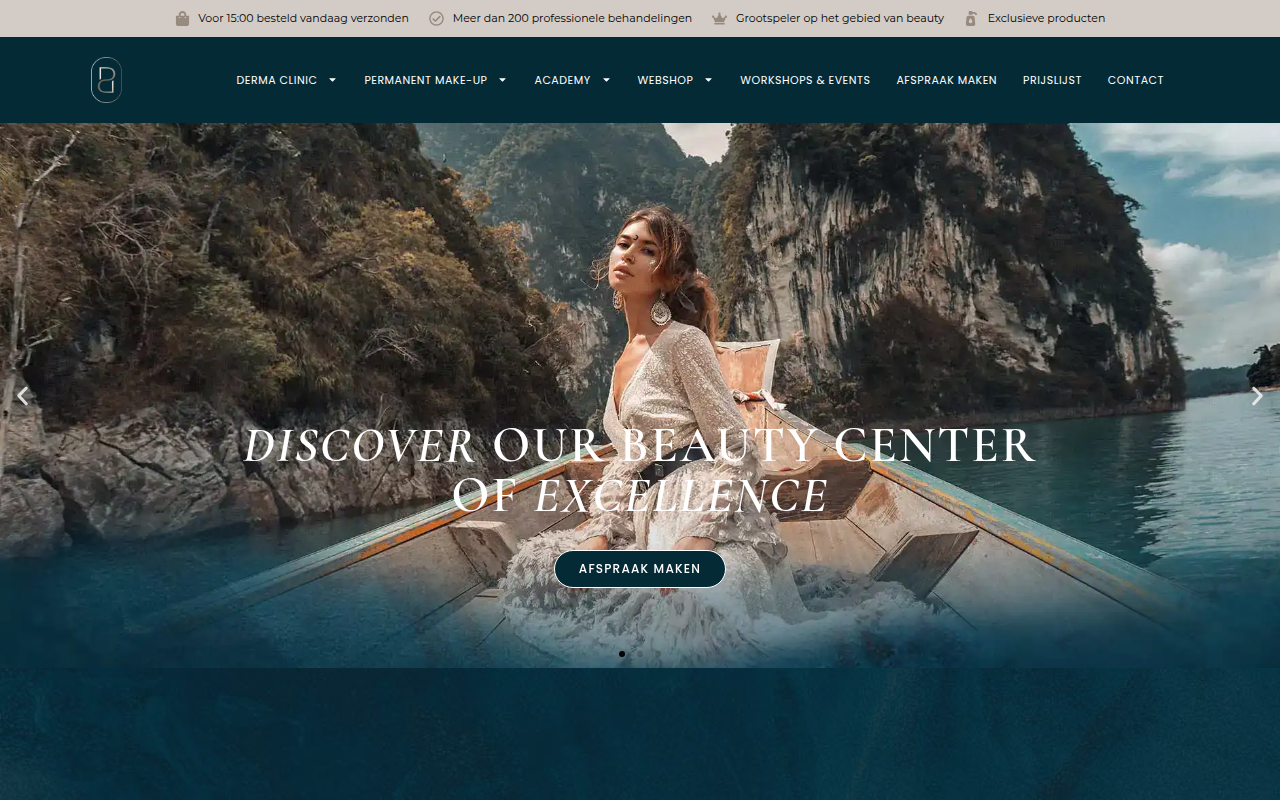Screenshot van doolaardsbeauty.nl