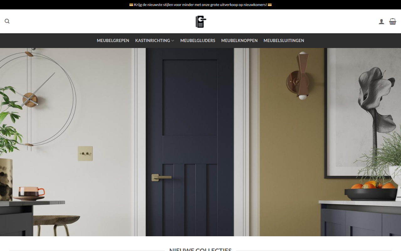 Screenshot van doorhandleonlineshop.com