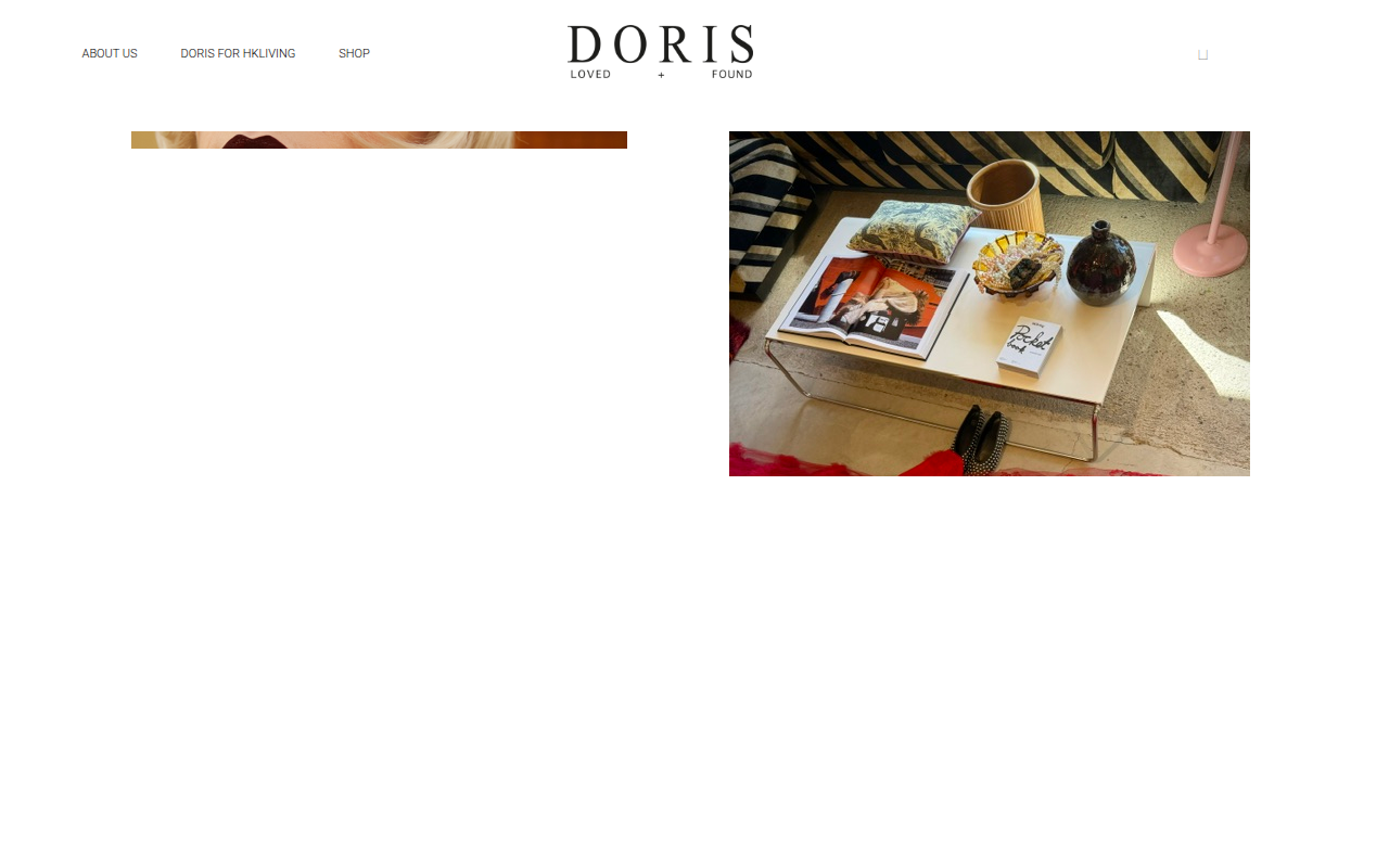 Screenshot van dorisvintage.nl