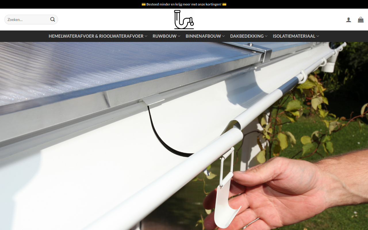 Screenshot van drainagepipesonlineshop.com